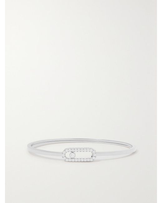 Messika Natural Move Uno 18-Karat Diamond Bangle