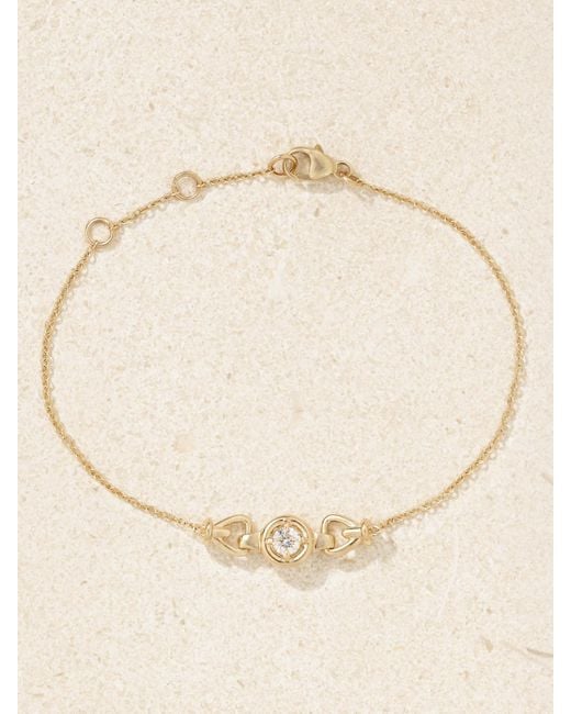 STONE AND STRAND Natural Silvia 14-Karat Diamond Bracelet