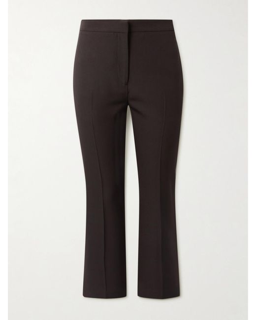 Alexander McQueen Black Wool Tapered Pants