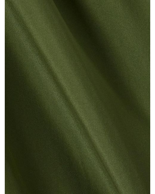 GAUGE81 Green Usuki Silk-Satin Pareo