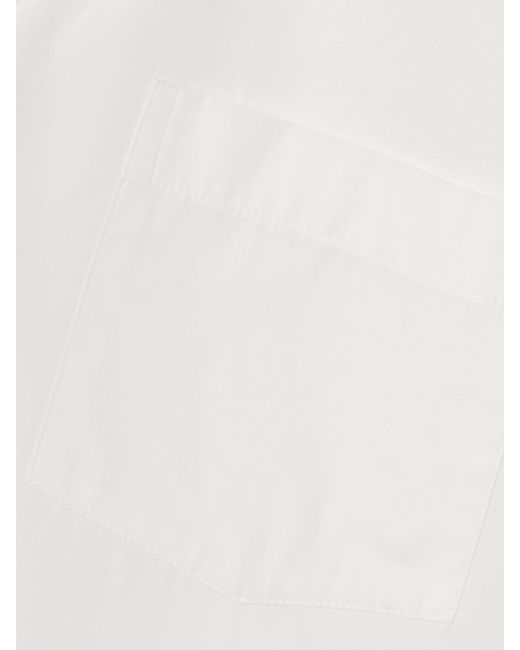 Agolde White Maria Mcmanus Oversized Organic Cotton-Poplin Shirt