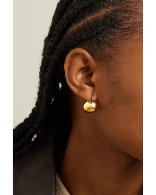 LIE STUDIO Metallic The Ingrid-Plated Earrings
