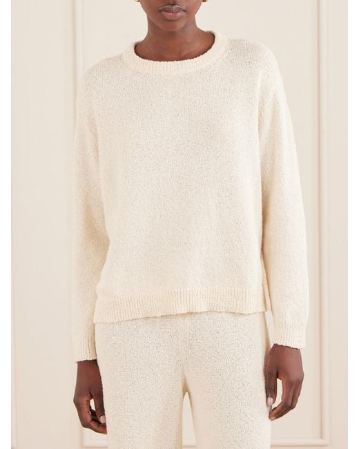 Suzie Kondi Natural Kismet Knitted Cotton Sweater