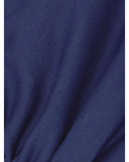 Eres Blue Les Essentiels Dédicace Embellished Triangle Bikini Top