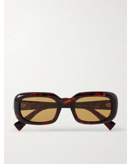 Miu Miu Multicolor Square-Frame Acetate Sunglasses