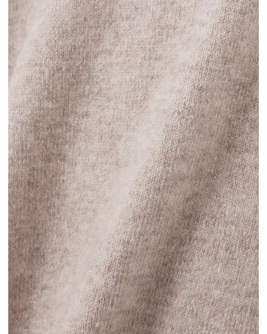Veronica Beard Natural Jenkins Merino Wool And Cashmere Wide-Leg Pants