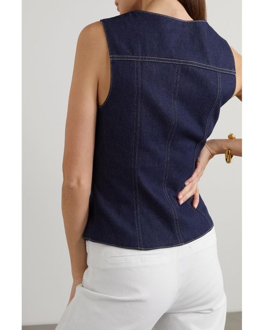 Goldsign Blue Denim Vest