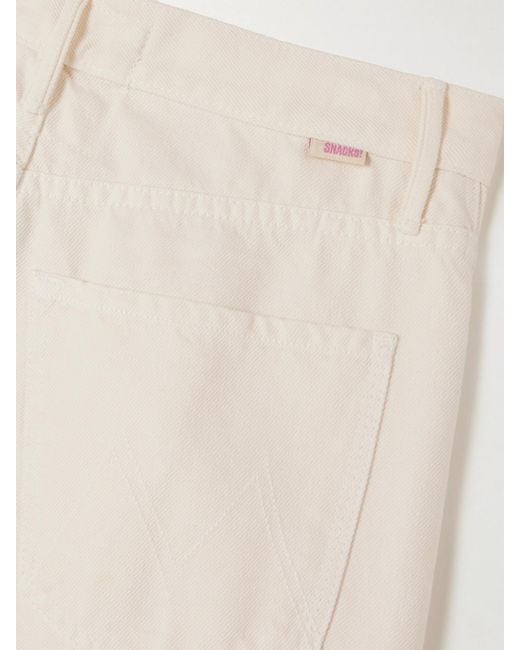 Mother Natural Snacks! The Lemon Twist Sneak High-Rise Wide-Leg Jeans