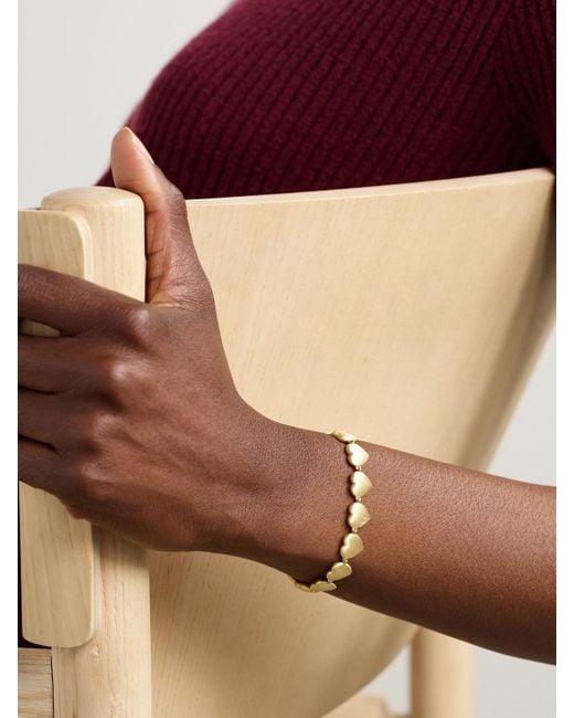 Marie Lichtenberg Natural Heart Small 18-Karat Bracelet