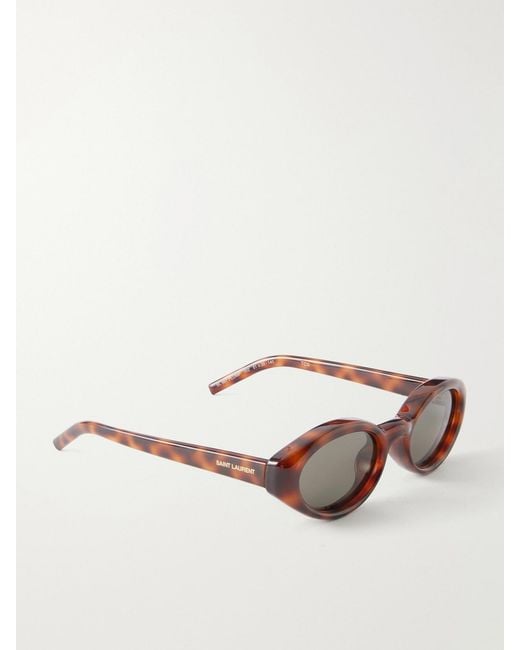 Saint Laurent Multicolor Sl 567 Plump Cat-Eye Injected Sunglasses