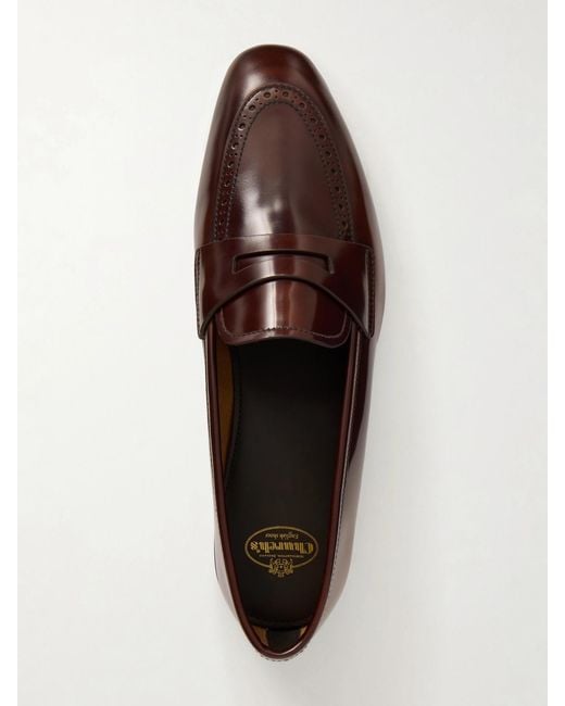 Church's Brown Onyx Leather Loafers