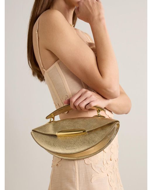 Zimmermann Natural Wavelength Metallic Leather Shoulder Bag