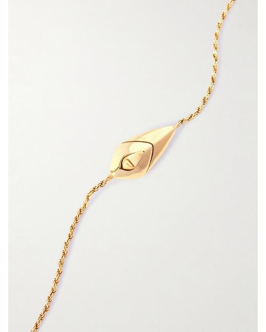 Bottega Veneta White Tone Freshwater Pearl Necklace