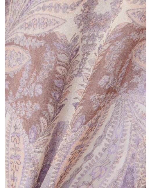 Zimmermann Multicolor Hypnotic Belted Paisley Maxi Dress