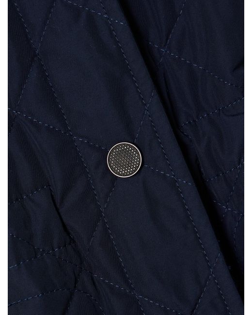James Purdey & Sons Blue Weste Aus Wattiertem Shell