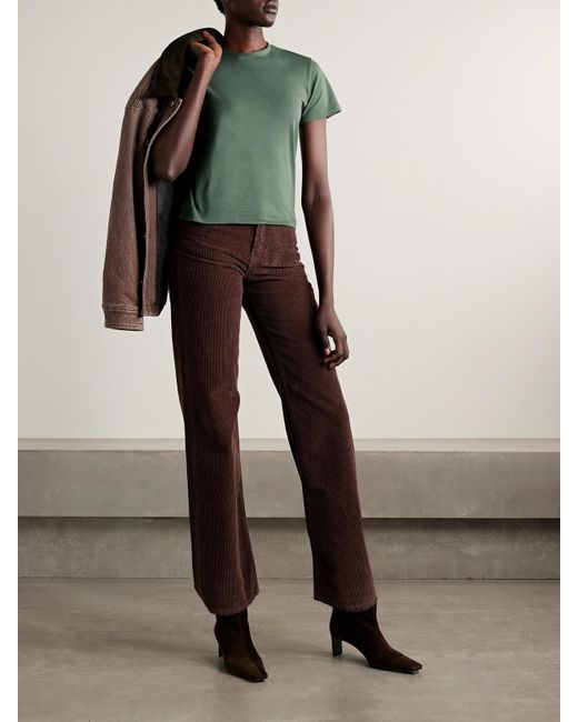 T-Shirt En Jersey De Coton Supima His Twp en coloris Green