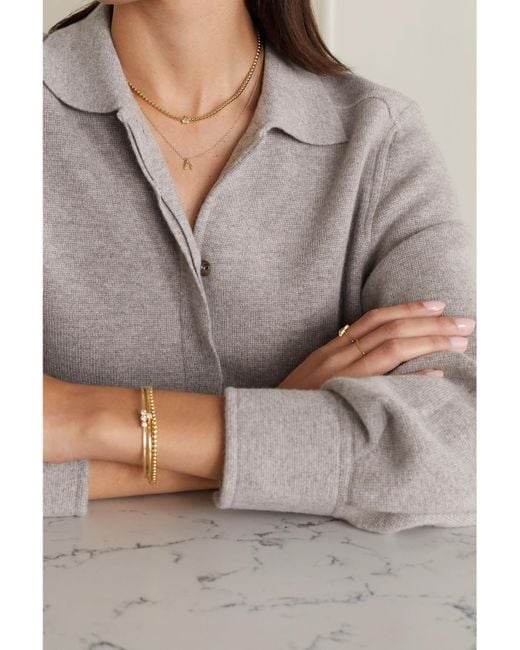 Jennifer Meyer Natural Mini Wishbone 18-Karat Necklace