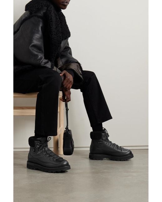 Moncler Black Peka Trekking Boots