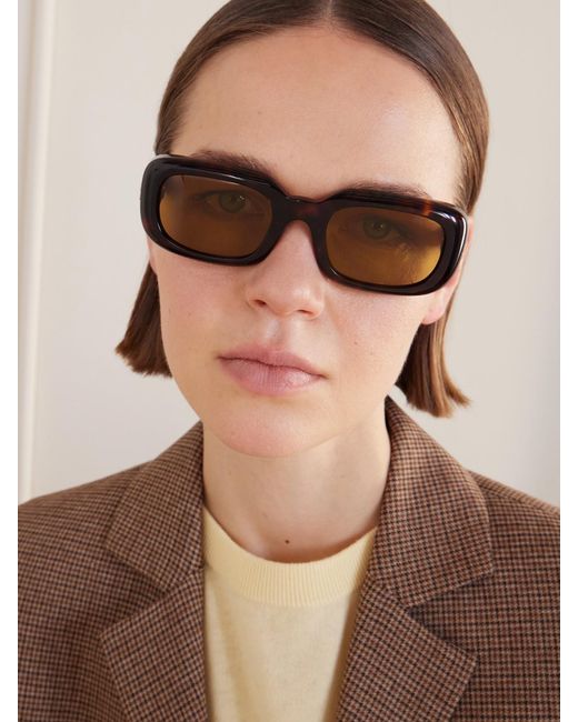 Miu Miu Multicolor Square-Frame Acetate Sunglasses