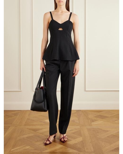 Jil Sander Red Cage Satin Sandals