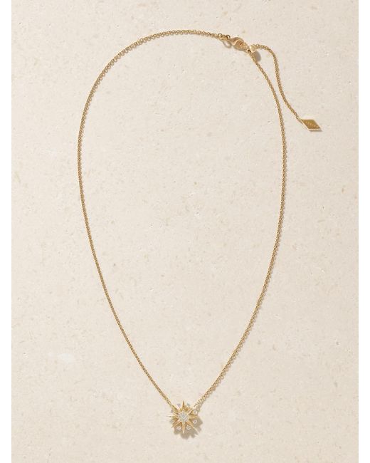 Garrard Natural Starlight Mini Icon 18-Karat And Diamond Necklace