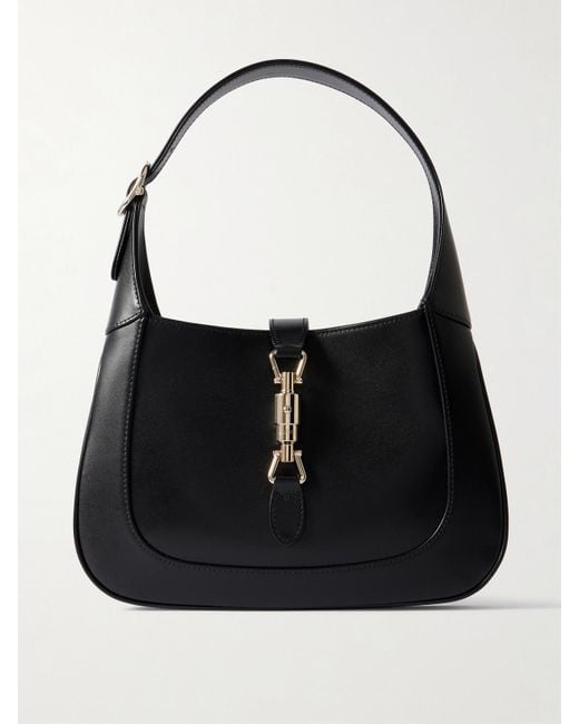Gucci Black Jackie 1961 Leather Shoulder Bag