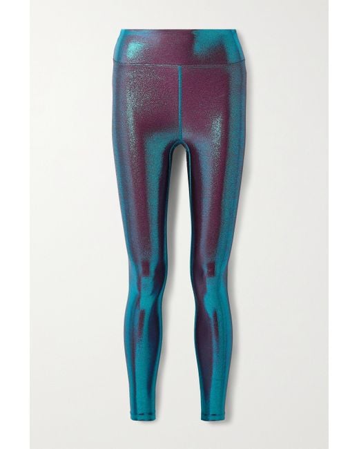 CARBON38 Heroine Sport Marvel Leggings Size XS Cerulean Blue