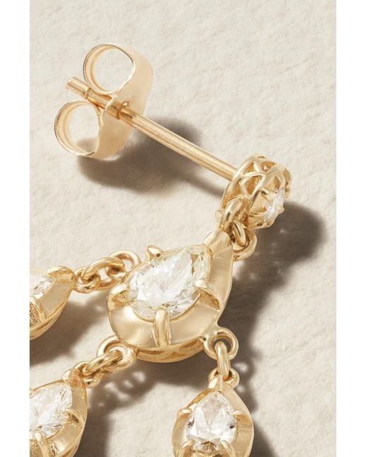 Jacquie Aiche Natural Sophia 14-Karat Diamond Earring