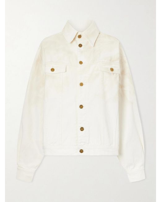 Willy Chavarria Natural Chachi Denim Jacket