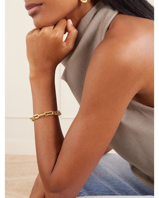 Joolz by Martha Calvo Natural Bleecker 14-Karat-Plated Bracelet