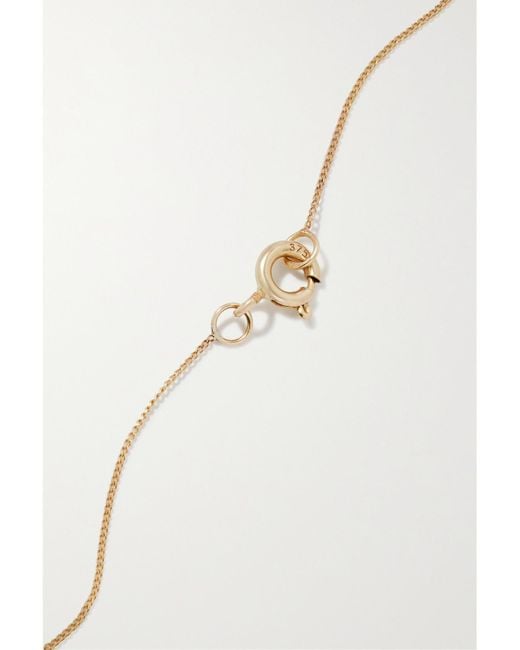 Pascale Monvoisin Natural Initiale N°5 9- And 14-Karat Diamond Necklace