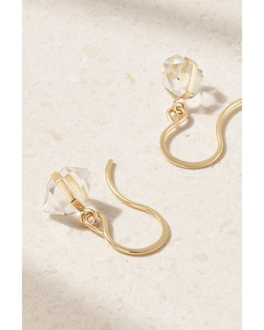 Melissa Joy Manning Natural 14-Karat Recycled Herkimer Diamond Earrings
