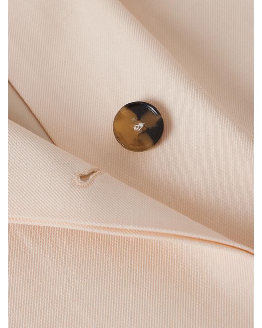 Loulou de Saison Natural Bono Double-Breasted Twill Jacket