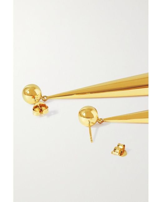 LIE STUDIO Metallic The Louise-Plated Earrings