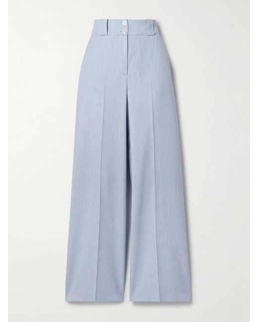 Cefinn Blue Tyler Hose Mit Weitem Bein Aus Webstoff