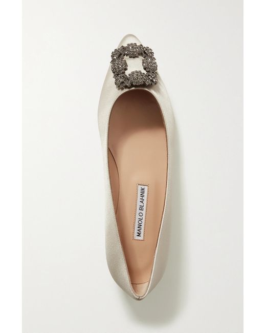 gray satin flats