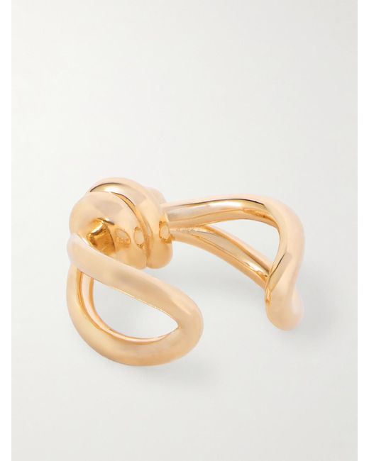 Bottega Veneta Metallic Plated Ring