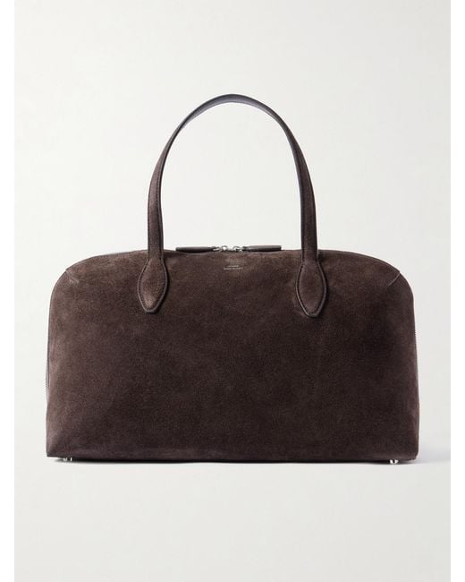 Totême  Brown Day Medium Suede Tote