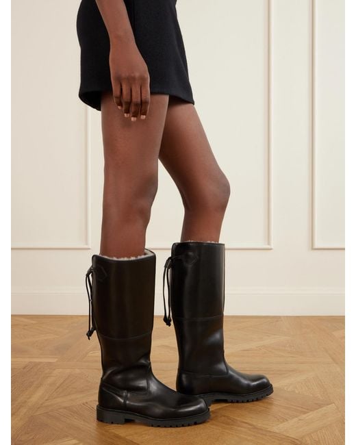 Rier Black Forest Leather Knee-High Boots