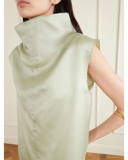 Altuzarra Green Muriel Silk Maxi Dress