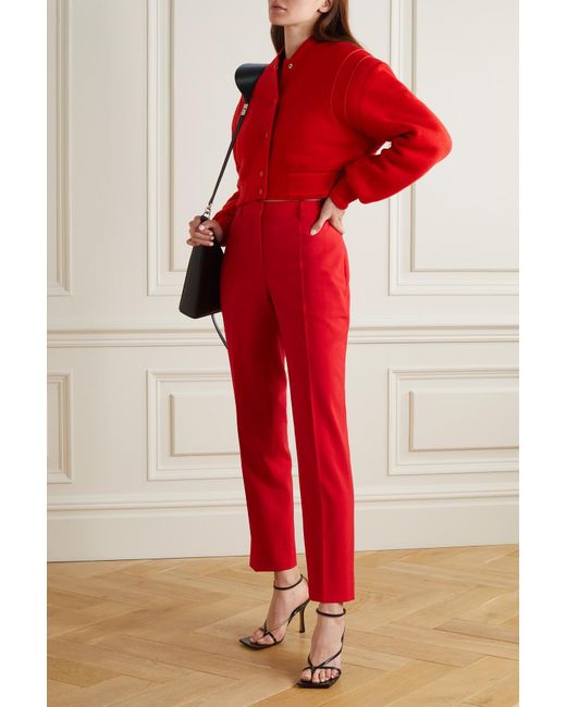 Givenchy red store bomber jacket