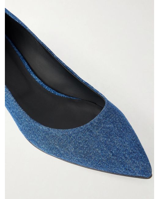 Jamie Haller Blue The Kitty Denim Pumps