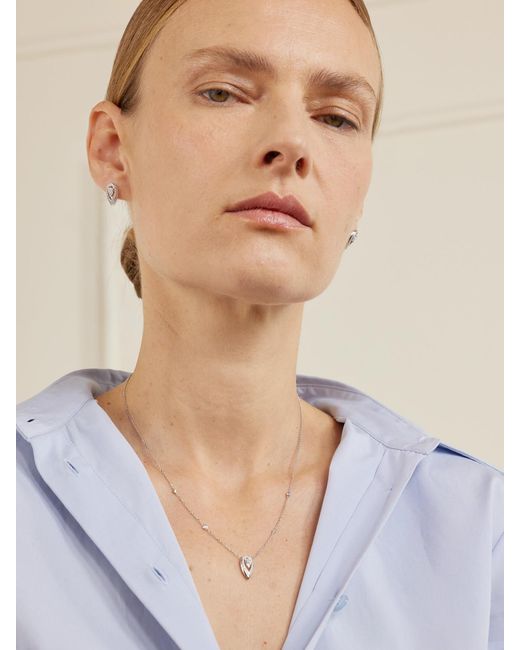Messika Natural Fiery 18-Karat Diamond Necklace