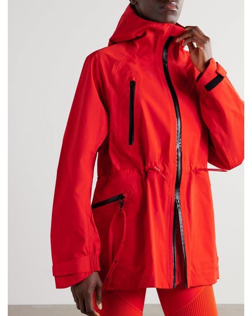 Veste À Capuche En Tissu Technique Truenature Adidas By Stella McCartney en coloris Red