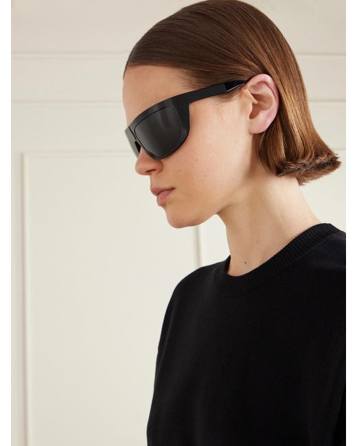 Oliver Peoples Gray Khaite 1974C D-Frame Acetate Sunglasses