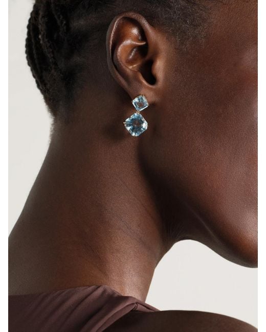Mateo Natural 14-Karat Topaz Earrings