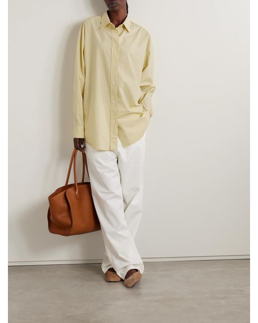 The Row Natural Millerina Oversized-Hemd Aus Baumwollpopeline