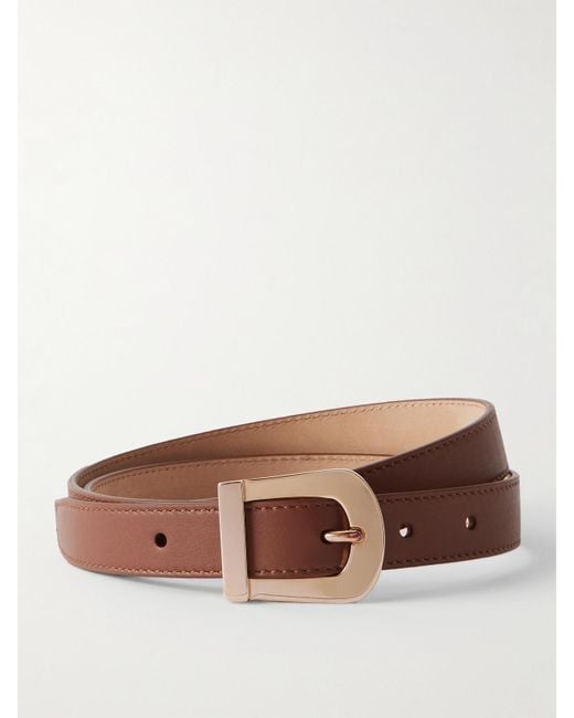 Gabriela Hearst Brown Marija Leather Belt