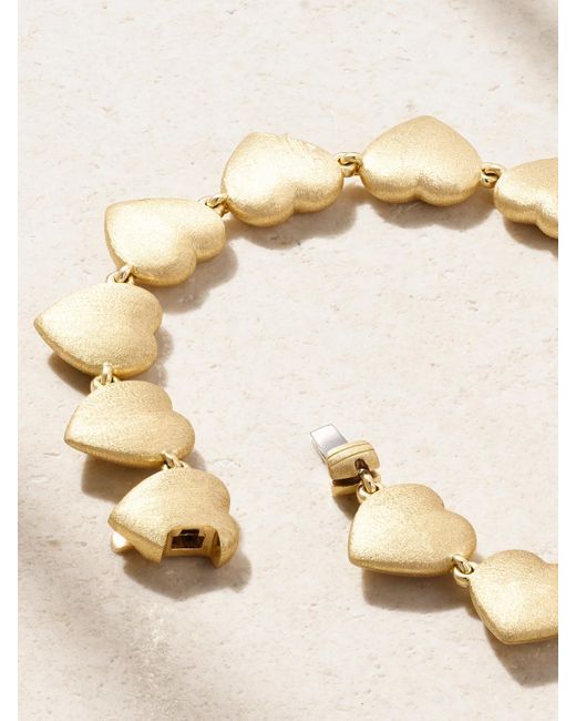 Marie Lichtenberg Natural Heart Small 18-Karat Bracelet