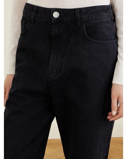 Rohe Black Bruun Wide-Leg Jeans